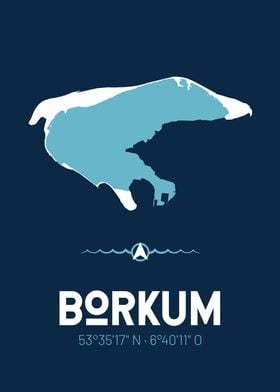 Borkum Map Design