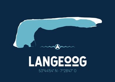 Langeoog Map Design