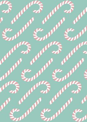 Candy canes pattern