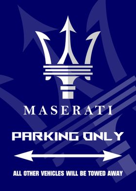 Maserati parking only