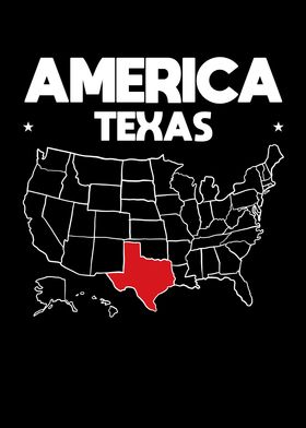 USA gift Texas State