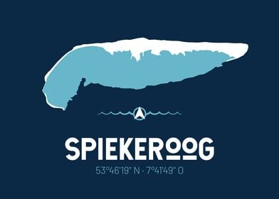 Spiekeroog Map Design