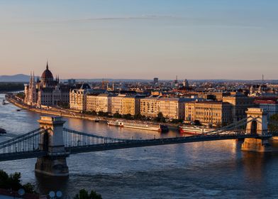 Budapest Sunset River View