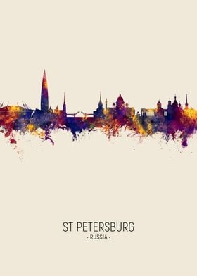 St Petersburg Skyline