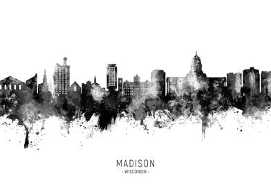 Madison Skyline Wisconsin