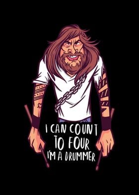 Drummer Can Count To Four