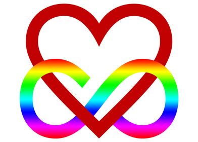 Homo Love Infinity Heart