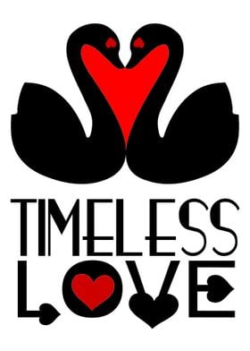 Swans in Timeless Love