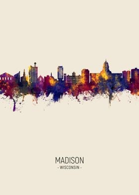 Madison Skyline Wisconsin