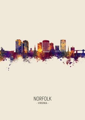 Norfolk Skyline Virginia