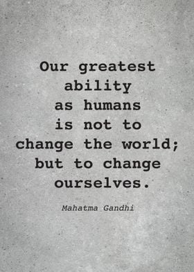 Mahatma Gandhi Quote L006