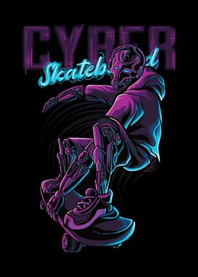 Robot Skater Cyber