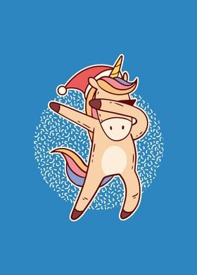 Unicorn Christmas Dab