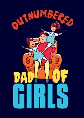 Outnumbered Dadd Of Girls