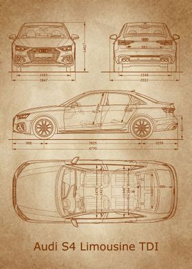 Vintage Car Blueprints-preview-1