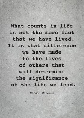 Nelson Mandela Quote L008