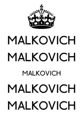Keep calm Malkovich