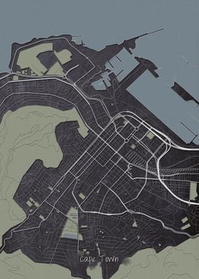 Cape Town Downtown Map