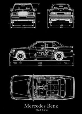 MERCEDES 190 Autoplane - Gratislieferung