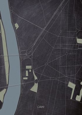 Cairo Downtown Map