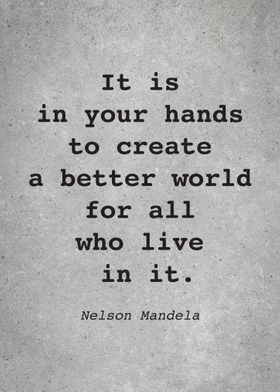 Nelson Mandela Quote L003