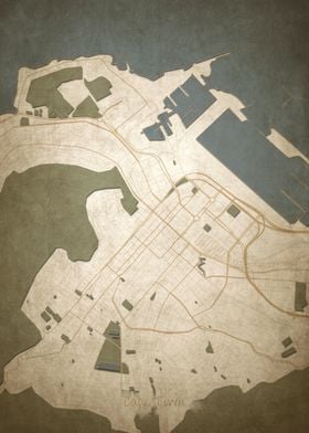 Cape Town Downtown Map