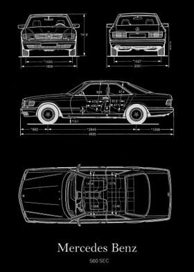 Mercedes Benz 560SEC 1990 