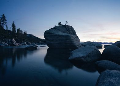 Sunset Rocks Landscape