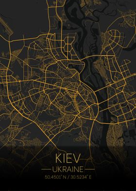 Kiev Ukraine Citymap