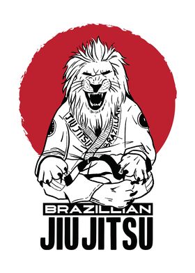 Brazilian Jiu Jitsu Lion