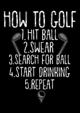 golf funny golfer clubs sp