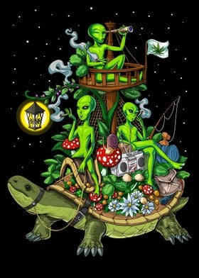 Psychedelic Aliens Stoners