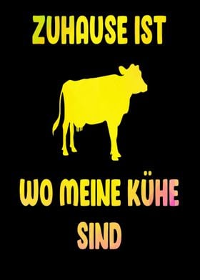 Cows Cow Farmer Saying