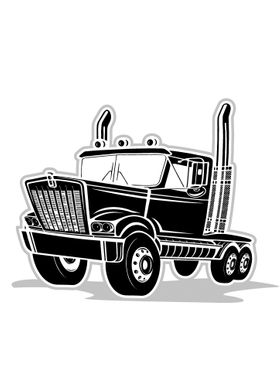 american truck cartoons