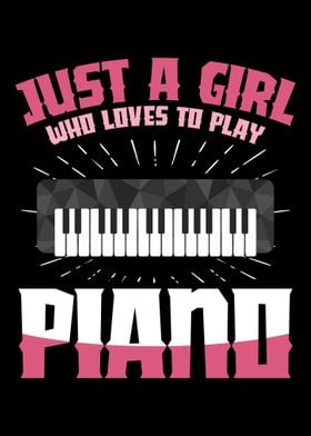 A girl who loves piano