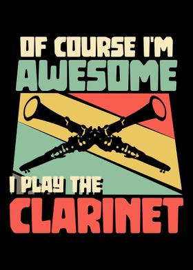 I play the clarinet