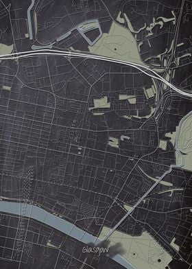 Glasgow Downtown Map