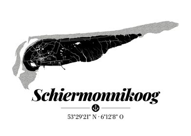 Schiermonnikoog Design Map