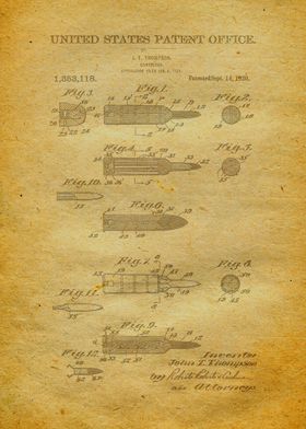 16 Firearm Cartridge Pate