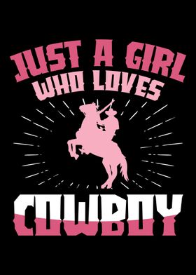 A girl who loves cowboy