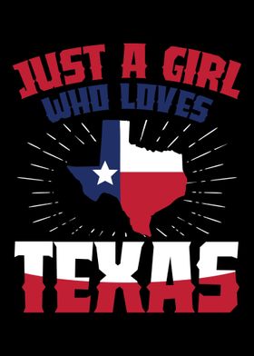 A girl who loves texas