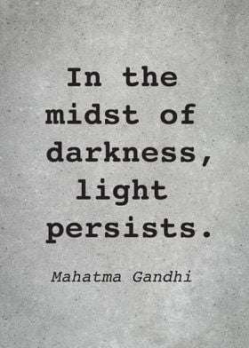 Mahatma Gandhi Quote L030