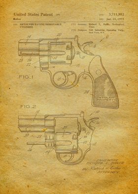 17 1973 Colt Revolver Pat