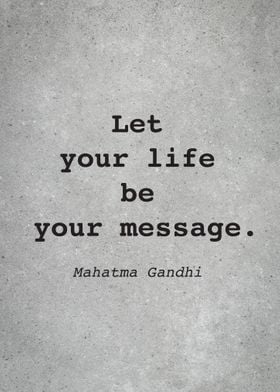 Mahatma Gandhi Quote L029