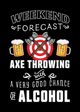 Axe throwing and Beer Gift