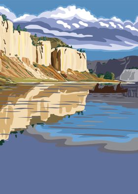 Montana travel poster