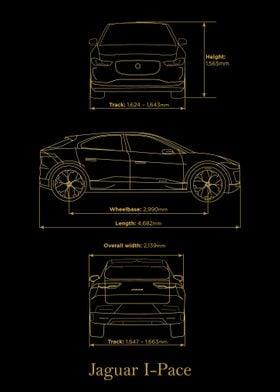 Jaguar I Pace 2020 gold 