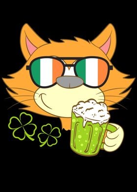 Happy St Patricks Cat