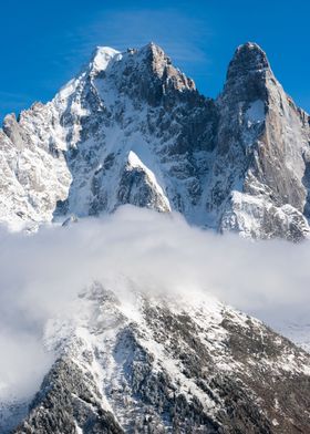 Aiguille verte et Drus 