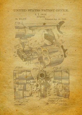 15 1898 Revolver Patent